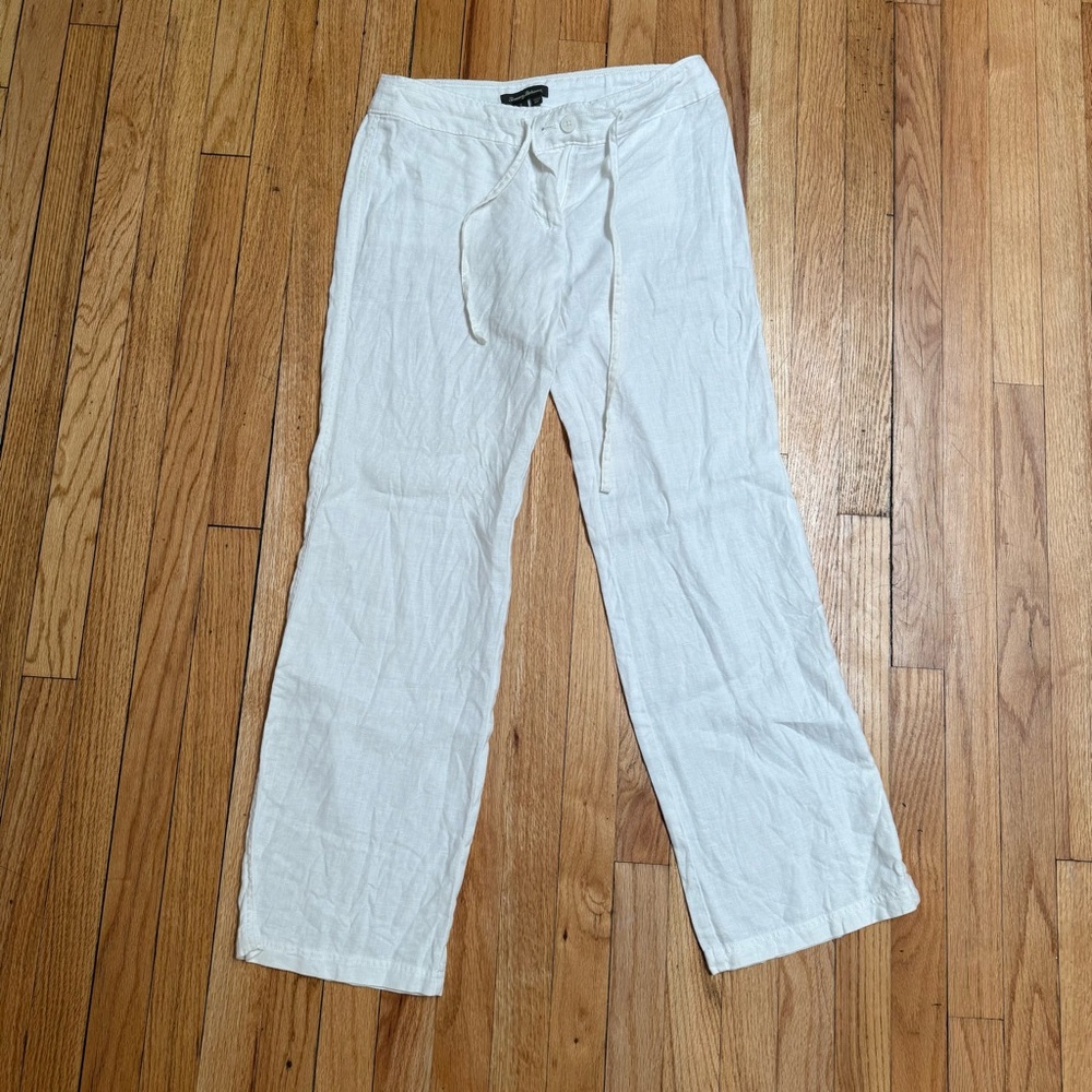Tommy Bahama White Linen Pants